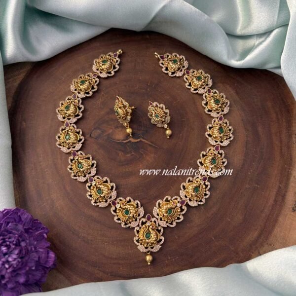 Elegant traditional unique annam neckset in midlength
